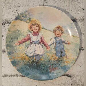 Vintage Wedgwood Bradford Exchange Plate - Playtime My Memories - Mary Vickers
